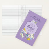 Waterverf Spring Bloemen Bijbelvers Gepersonalisee Notitieboek (Binnen)