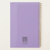 Waterverf Spring Bloemen Bijbelvers Gepersonalisee Planner (Achterkant)