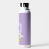 Waterverf Spring Bloemen Bijbelvers Gepersonalisee Waterfles (Links)