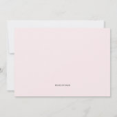 Waterverf Spring Blooms Bridal Shower Uitnodiging (Achterkant)