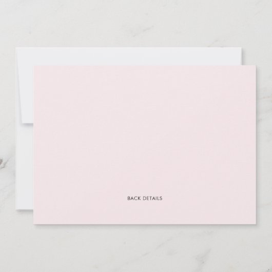 Waterverf Spring Blooms Bridal Shower Uitnodiging (Achterkant)