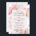 Waterverf Spring Cherry Blossom 21st Birthday Kaart<br><div class="desc">Prachtige Waterverf Spring Pink Cherry Blossom design</div>