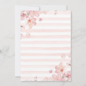 Waterverf Spring Cherry Blossom 21st Birthday Kaart (Achterkant)