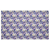 Waterverf Spring Delphinium Gardening Flowers Stof (Fat Quarter)