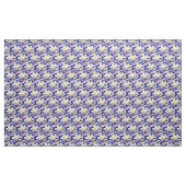 Waterverf Spring Delphinium Gardening Flowers Stof (Yard (91,4 cm))