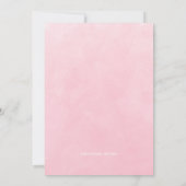 Waterverf Spring Flowers Bridal Shower Uitnodiging (Achterkant)