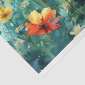 Waterverf Spring Flowers Decoupage Tissuepapier (Detail)