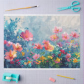 Waterverf Spring Flowers Decoupage Tissuepapier (Craft)