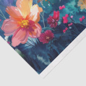 Waterverf Spring Flowers Decoupage Tissuepapier (Detail)