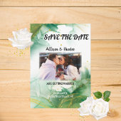 Waterverf Spring Green Save the Date Kaart