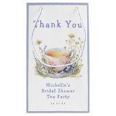 Waterverf Spring Vrijgezellenfeest Tea Party Klein Cadeauzakje (Achterkant)