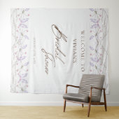 Waterverf Spring Wildflower Vrijgezellenfeest Welk Wandkleed (In Situ (horizontaal))