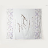 Waterverf Spring Wildflower Vrijgezellenfeest Welk Wandkleed (Voorkant (horizontaal))