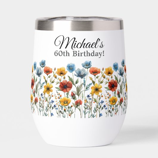 Waterverf Spring Wildflowers-67548 (Achterkant)