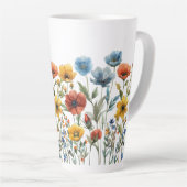 Waterverf Spring Wildflowers-67548 Latte Mok (Rechterhoek)