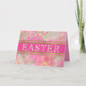 Waterverf Springtime-kaart voor Paasvakantie Feestdagen Kaart (Voorkant)