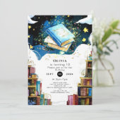 Waterverf Sprookje Kinder Verhalenboek Verjaardag Kaart (Staand voorkant)