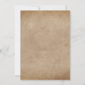  Waterverf sprookje op vervaagd perkament Kaart (Achterkant)