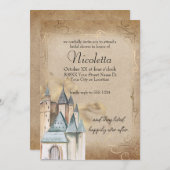  Waterverf sprookje op vervaagd perkament Kaart (Voorkant / Achterkant)