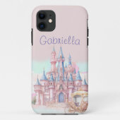 Waterverf Sprookje Thema Castle & Carriage Case-Mate iPhone Case (Achterkant)