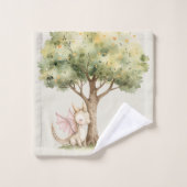 Waterverf Sprookjesprinses Whimsical Bad Handdoek (Wasdoekje)