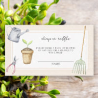 Waterverf Sprout - Luier Raffle Ticket