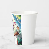 Waterverf Spy Ninja Verjaardag Papieren Bekers (Links)