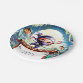 Waterverf Spy Ninja Verjaardag Papieren Bordje (Gekanteld)