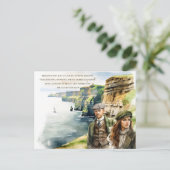 Waterverf St. Patrick's Day Iers Quote Yeats Feestdagenkaart (Staand voorkant)