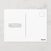 Waterverf St. Patrick's Day met Shamrocks Briefkaart (Achterkant)