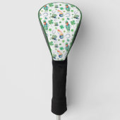 Waterverf St. Patrick's Day Pattern Golfheadcover (Voorkant)