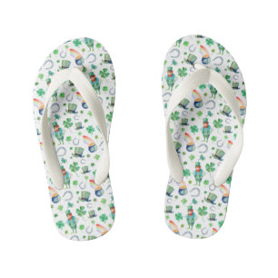 Waterverf St. Patrick's Day Pattern Kinder Teenslippers