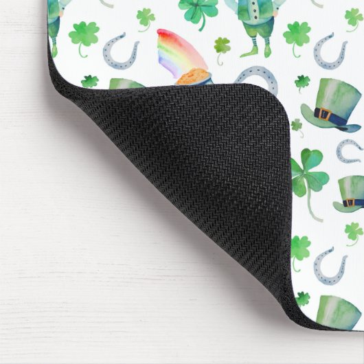 Waterverf St. Patrick's Day Pattern Muismat (Hoek)