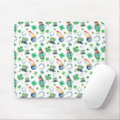 Waterverf St. Patrick's Day Pattern Muismat (Met muis)