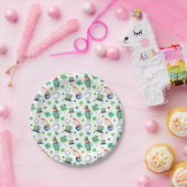 Waterverf St. Patrick's Day Pattern Papieren Bordje (Feest)