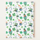 Waterverf St. Patrick's Day Pattern Planner (Achterkant)