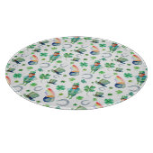 Waterverf St. Patrick's Day Pattern Snijplank (Hoek)