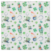 Waterverf St. Patrick's Day Pattern Stof (Swatch)