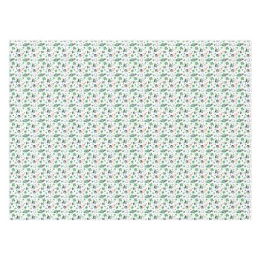 Waterverf St. Patrick's Day Pattern Tafelkleed (Voorkant (Horizontaal))