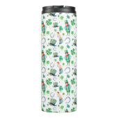 Waterverf St. Patrick's Day Pattern Thermosbeker (Achterkant)