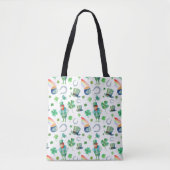Waterverf St. Patrick's Day Pattern Tote Bag (Voorkant)