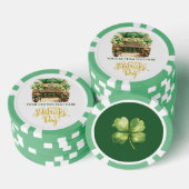 Waterverf St. Patrick's Day Pub Party Poker Chips (Opstapeling)