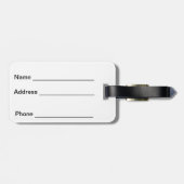  WATERVERF ST PATRICKS DAY SHAMROCKS BAGAGELABEL (Achterkant horizontaal)