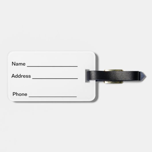  WATERVERF ST PATRICKS DAY SHAMROCKS BAGAGELABEL (Achterkant horizontaal)