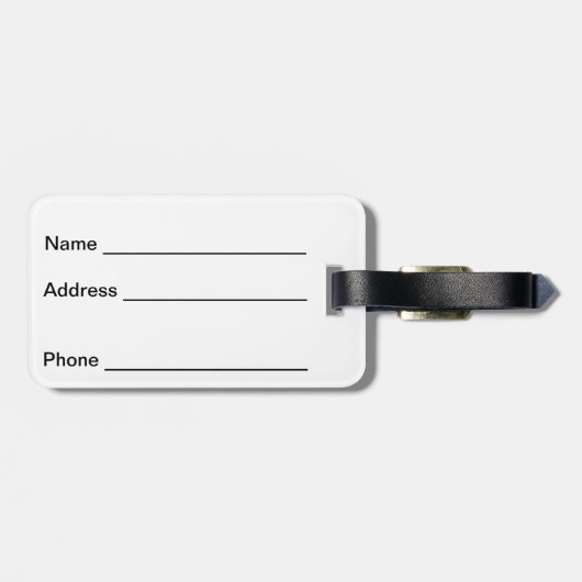  WATERVERF ST PATRICKS DAY SHAMROCKS BAGAGELABEL (Achterkant horizontaal)