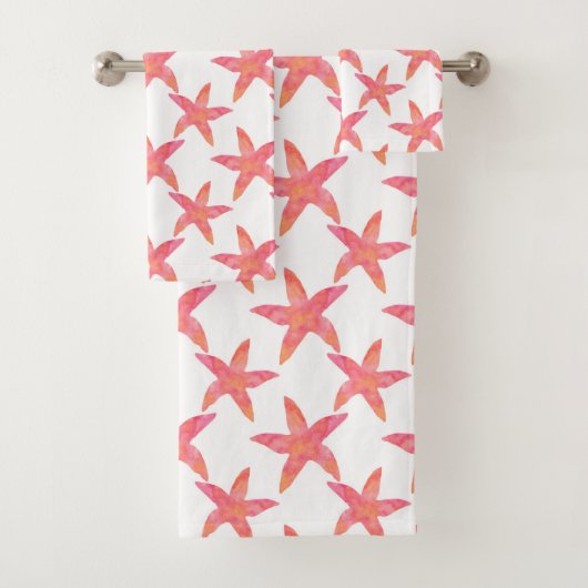 Waterverf-staartpatroon Bad Handdoek (Insitu)