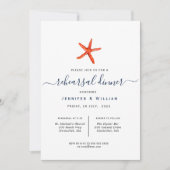 Waterverf Staarvis bruiloft Aankondiging (Voorkant)