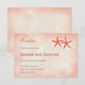 Waterverf Staarvis Weddenschapskaart Koraal Informatiekaartje (Voorkant / Achterkant)