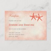 Waterverf Staarvis Weddenschapskaart Koraal Informatiekaartje (Voorkant)