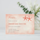 Waterverf Staarvis Weddenschapskaart Koraal Informatiekaartje (Staand voorkant)